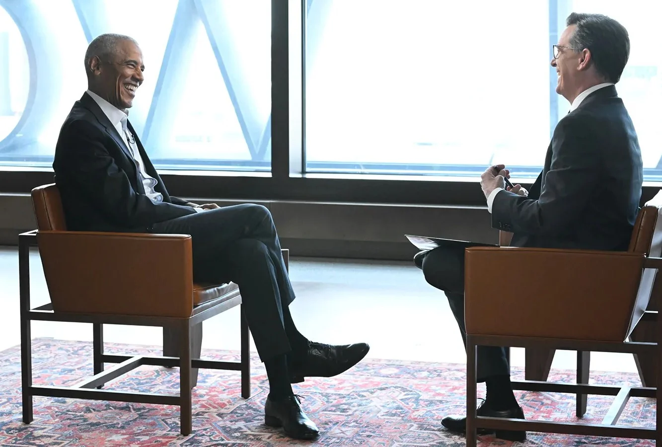 Obama Signals Colbert as Potential Prez in Late Show Chat