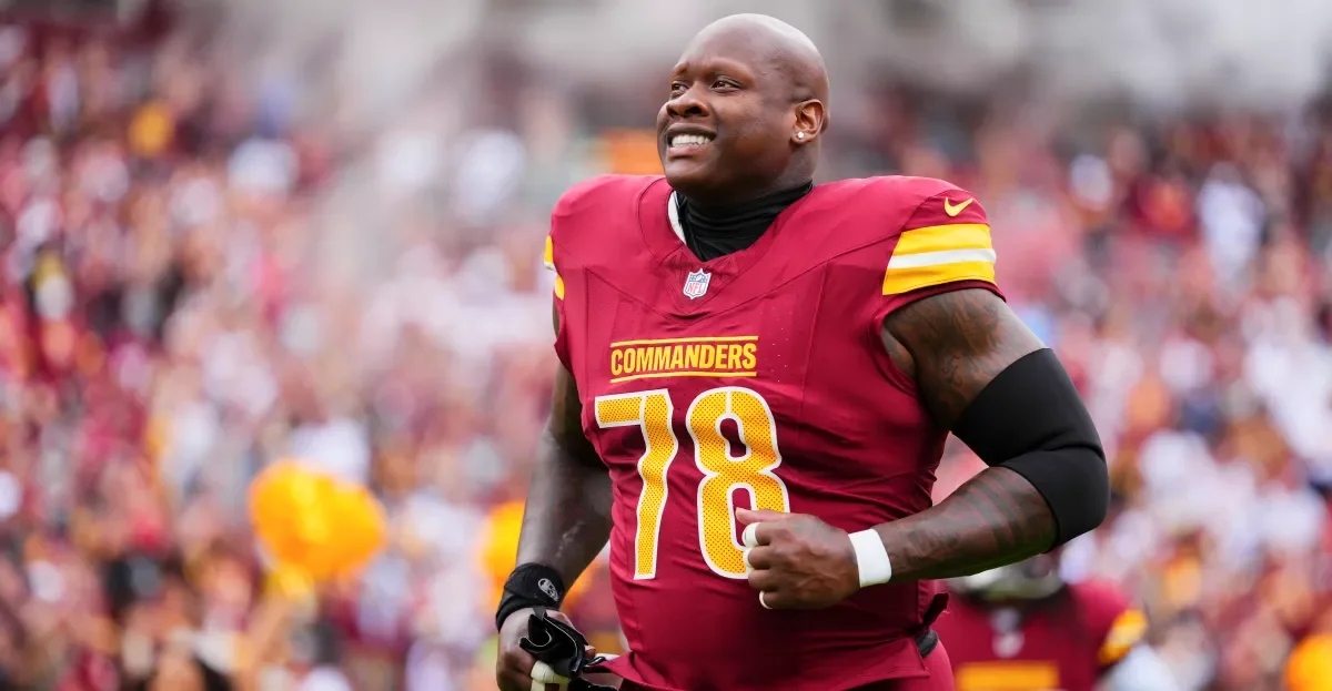 Commanders’ LT Laremy Tunsil sidelined by torn triceps, O-line in flux for 2026