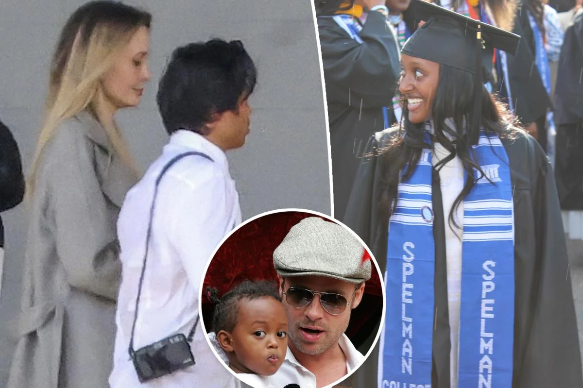 Angelina Jolie Supports Zahara at Spelman Graduation as Brad Pitt Is Absent