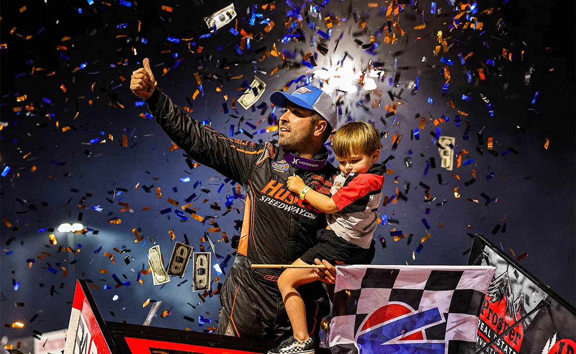 Gravel Clinches Historic $300K Win at Huset’s High Bank Nationals