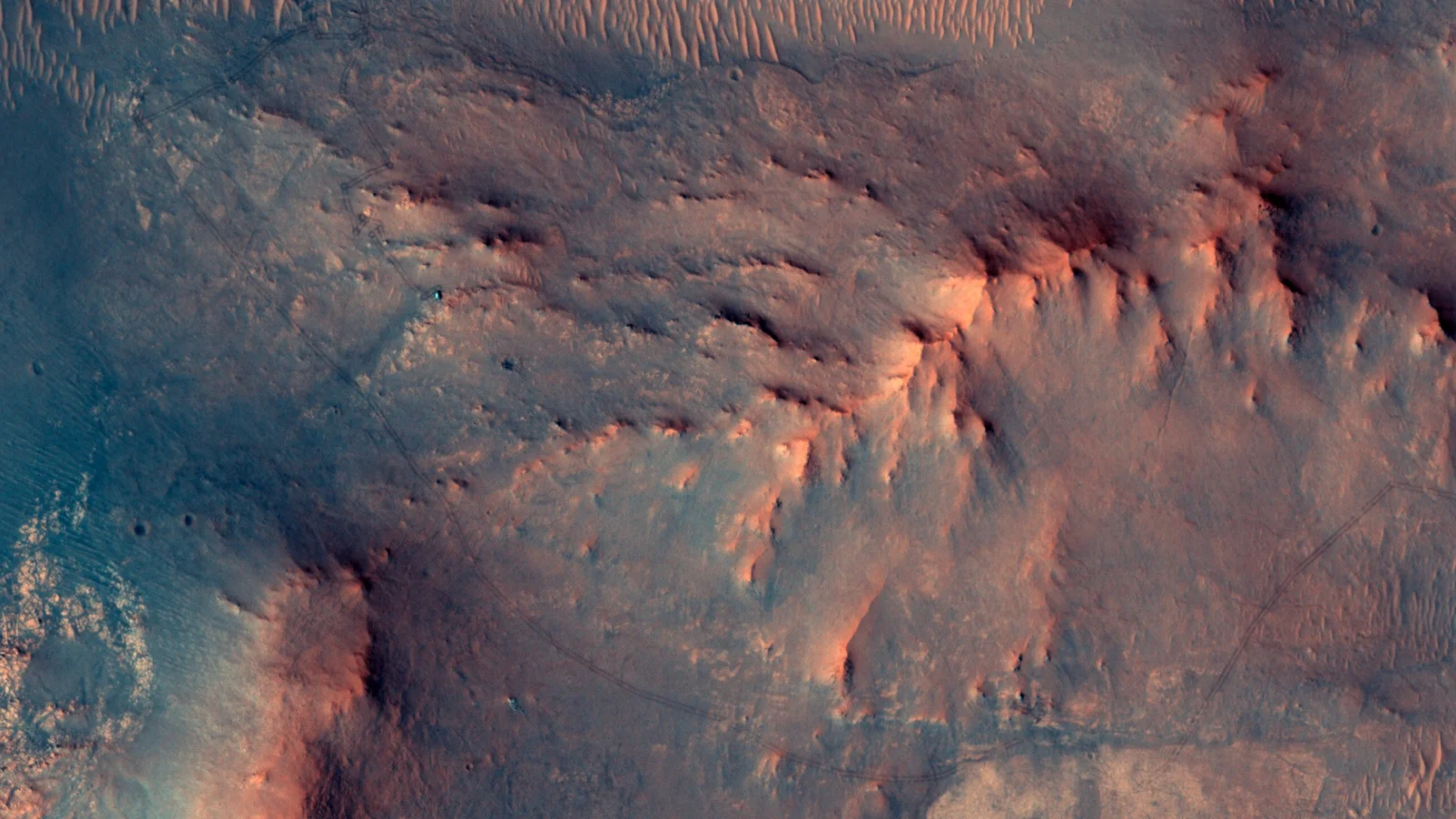 Mars Orbiter Captures Perseverance Completing a Martian Marathon