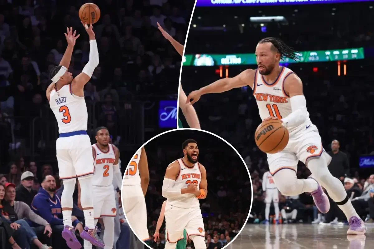 Hart's clutch barrage keys Knicks to crucial win over Celtics