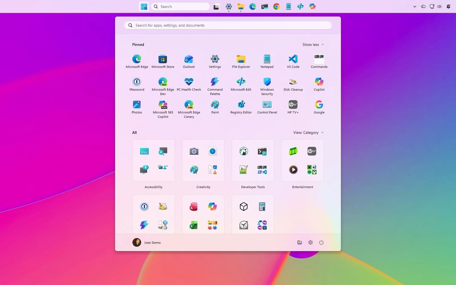 Windows 11 September update adds top Taskbar, adjustable Start, and cleaner Search controls