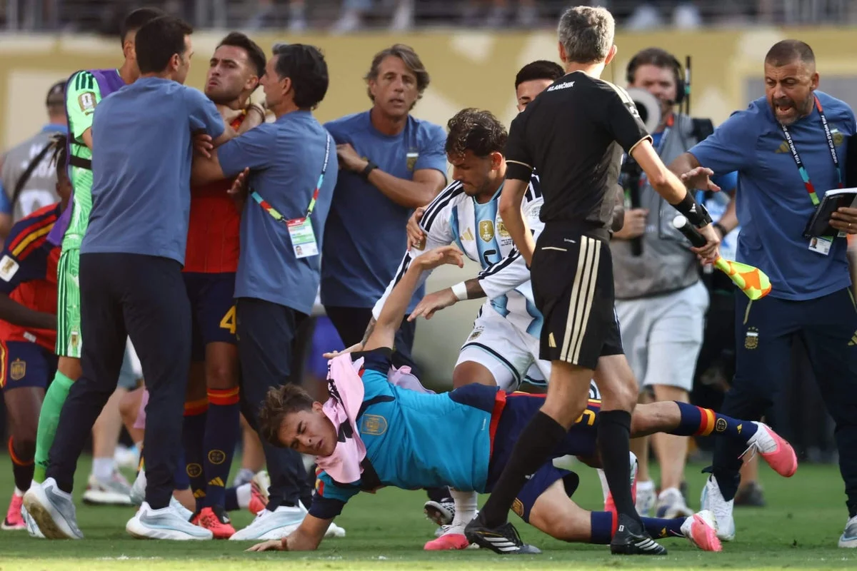 Argentina hit with 21-game sanctions after World Cup final brawl
