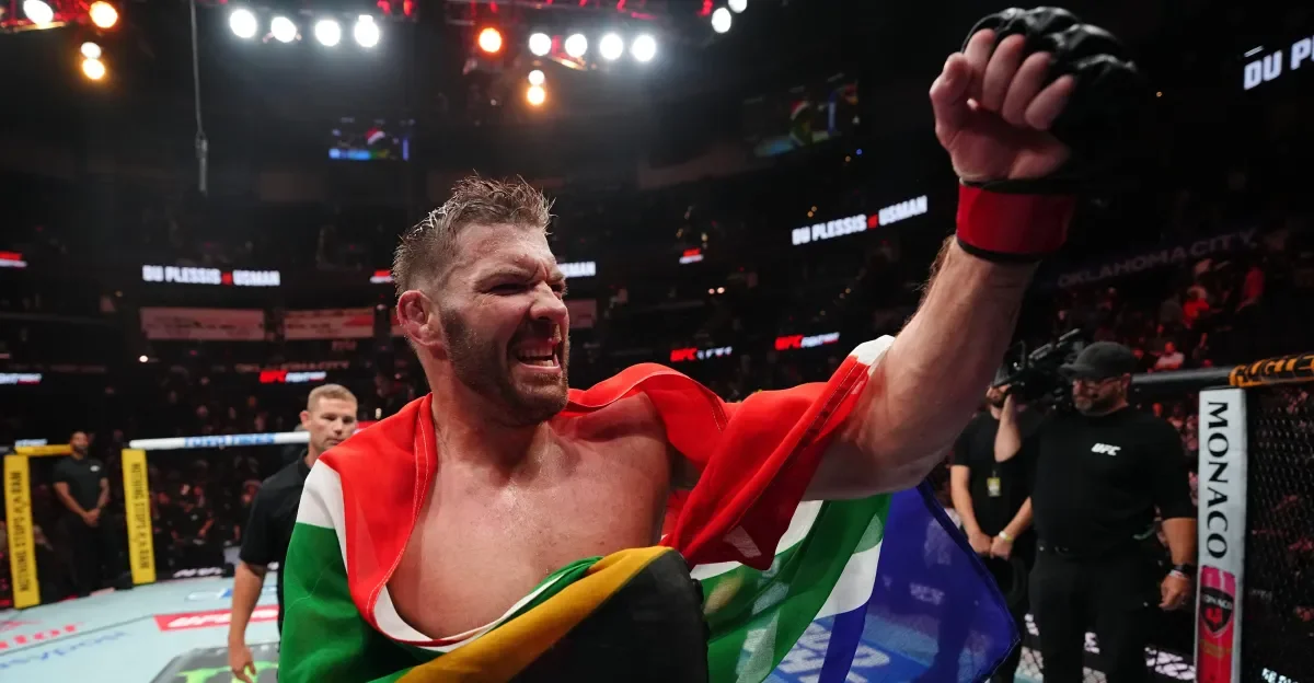 Du Plessis Dominates Usman in Oklahoma City, Eyes Strickland Rematch