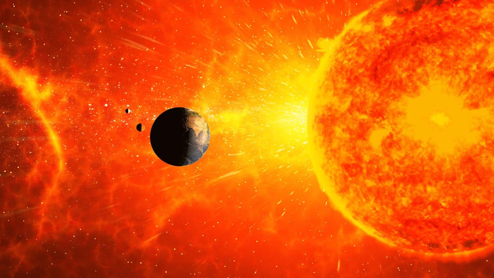 Massive 'Cannibal' Solar Storm Threatens Earth's Magnetic Field