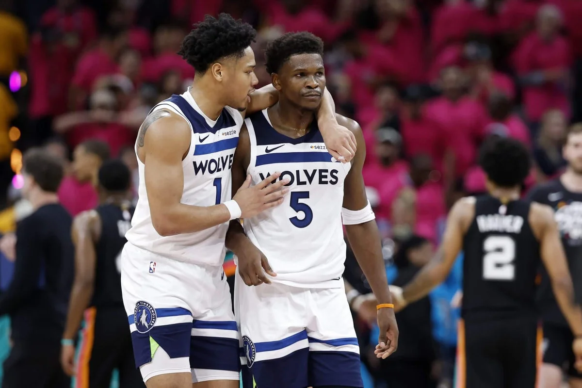 Edwards returns to fuel Wolves in Game 1 as Wembanyama blocks history can't seal win