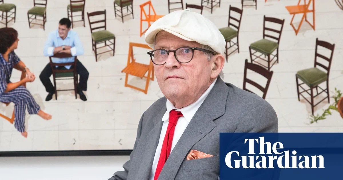 Hockney’s private farewell: two mourners honor a global artistic legacy