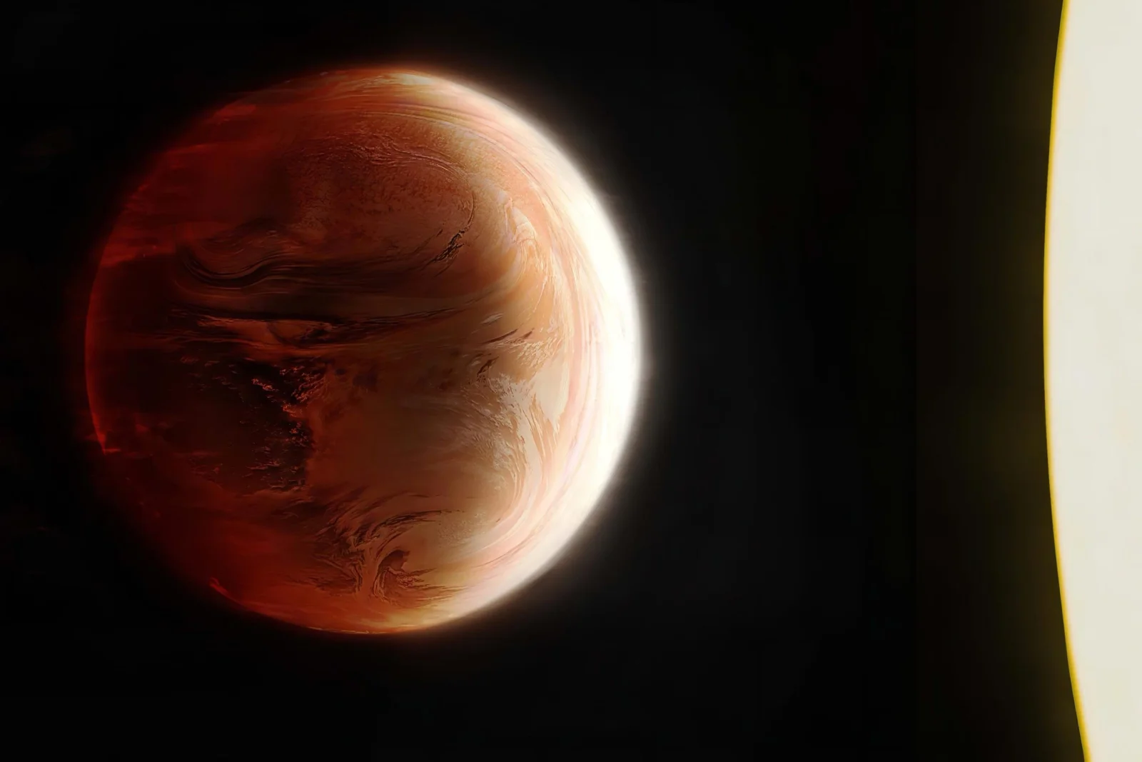 Webb Spots Dramatic Day-Night Atmosphere Split on WASP-121 b