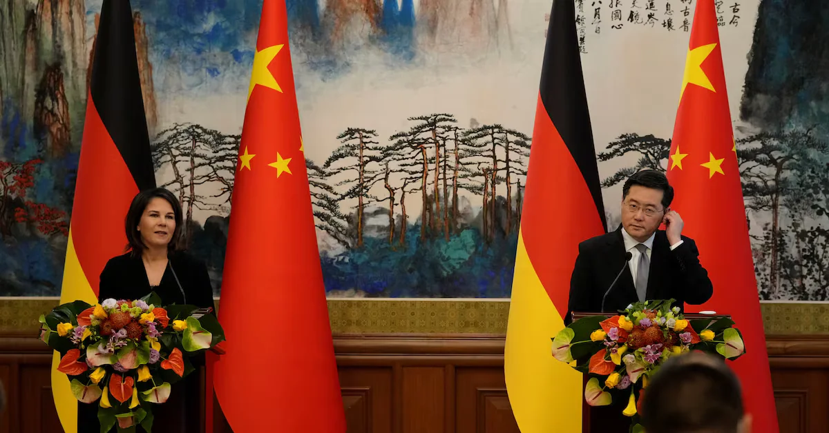 China hopes Germany supports peaceful reunification with Taiwan amidst rising tensions.