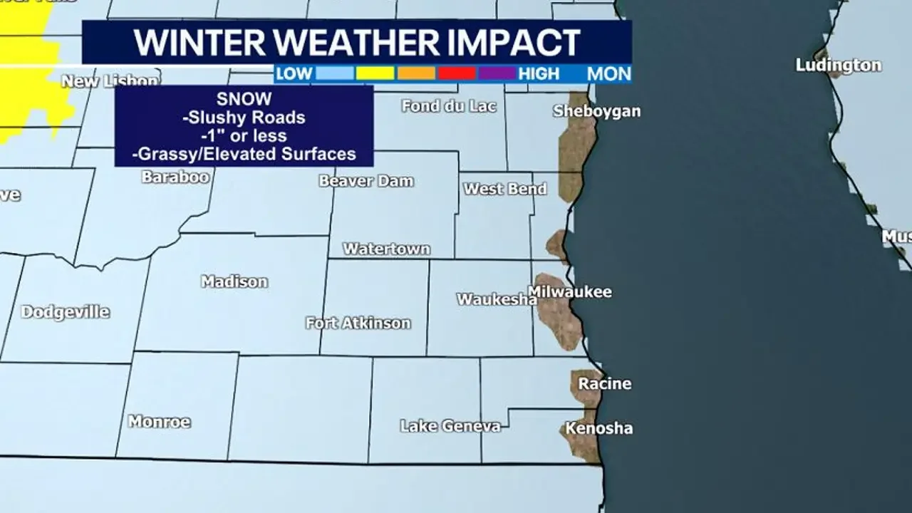 Springtime Snow and Storms Sweep Across Wisconsin and Northeastern US