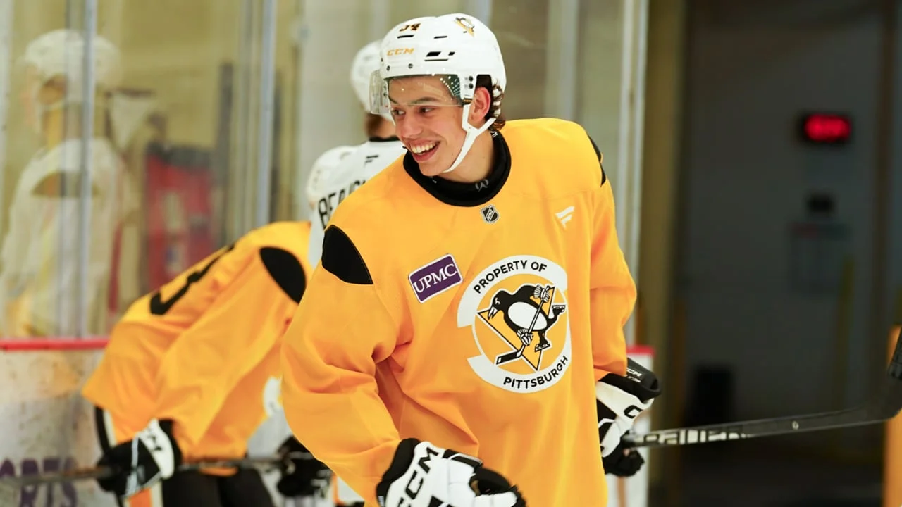 Ruck Twins Split Into Separate Groups on Penguins' Camp Debut