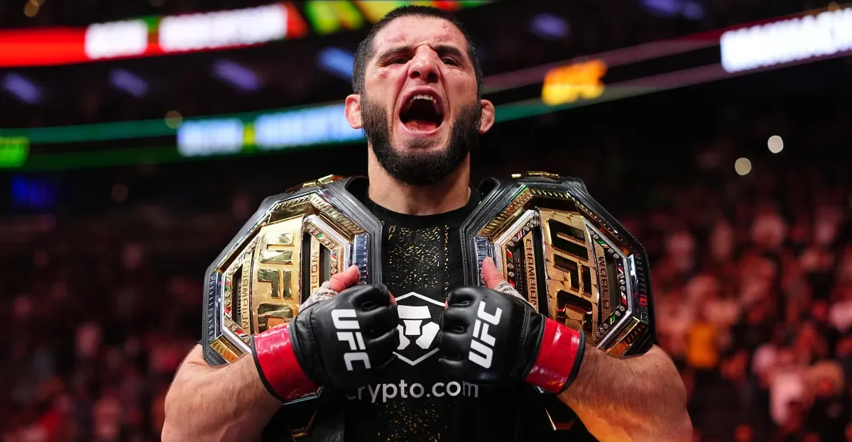 Holloway questions Makhachev’s two-belt swagger after moving up to welterweight