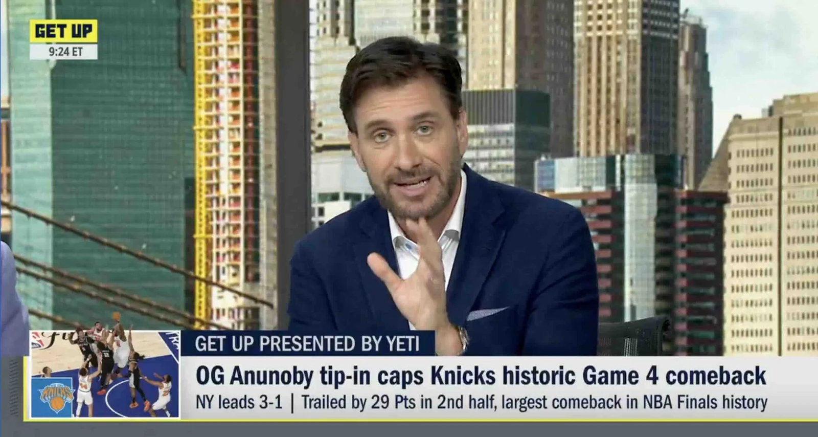 Greenberg slams Knicks fans for egg-throwing, calls violators a disgrace