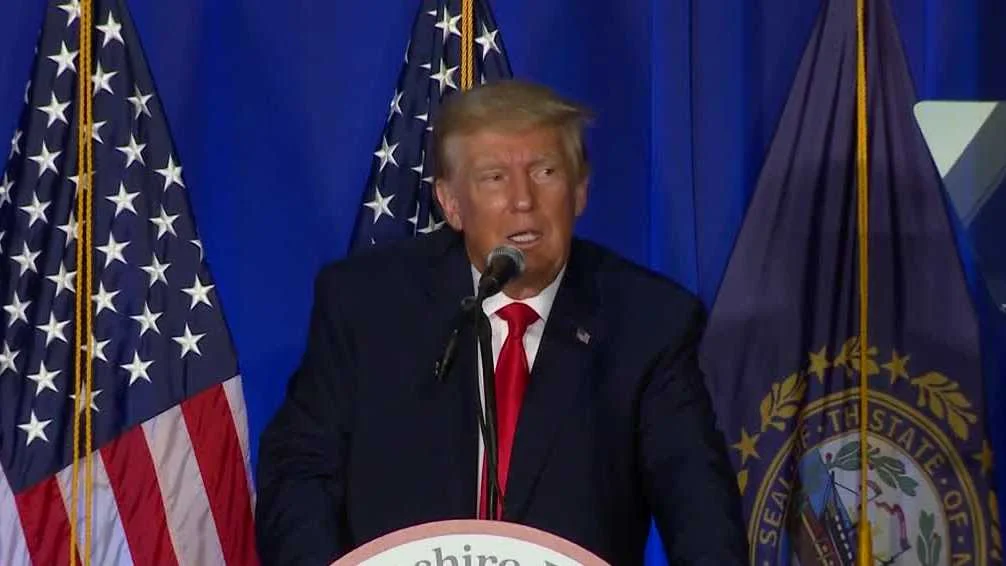 "Trump's Legal Troubles and DeSantis Criticism Take Center Stage in New Hampshire"