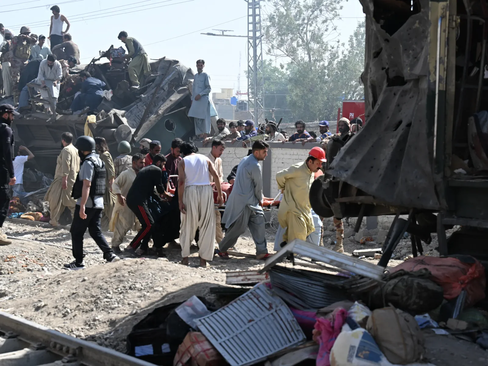 Quetta train bombing leaves at least 24 dead, group claims attack