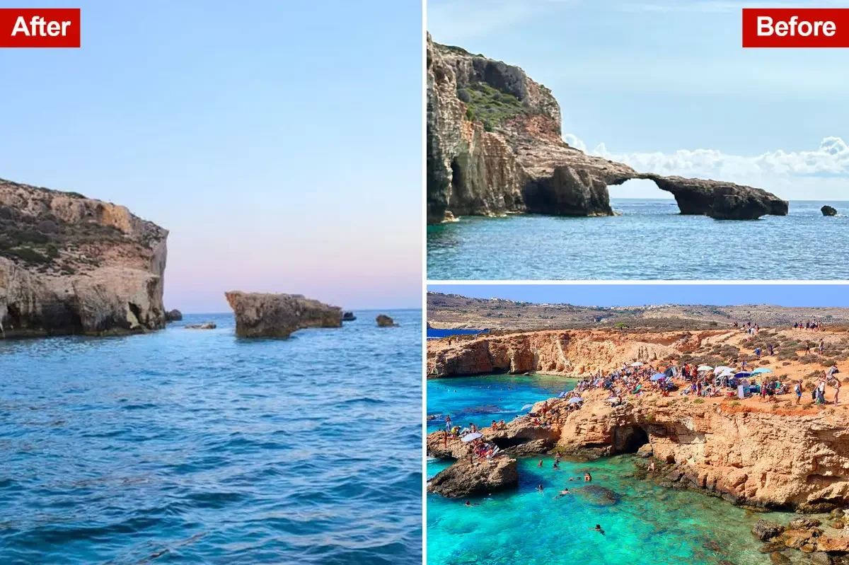 Tragedy at Malta’s Kissing Elephants arch: jet skier killed as diver jumps off rock