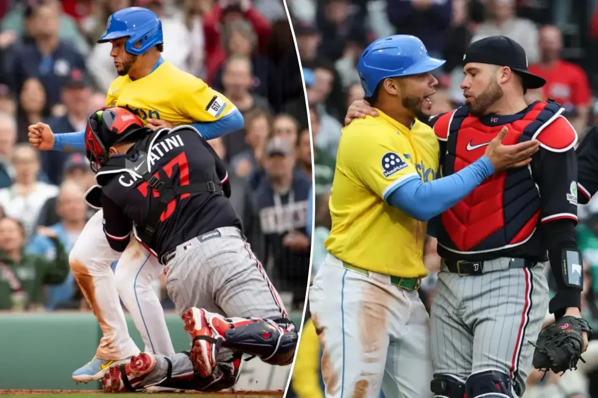 Contreras spurs Fenway benches-clearing skirmish after plate collision