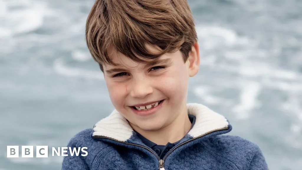 Prince Louis's eighth birthday marked by new Cornwall photo