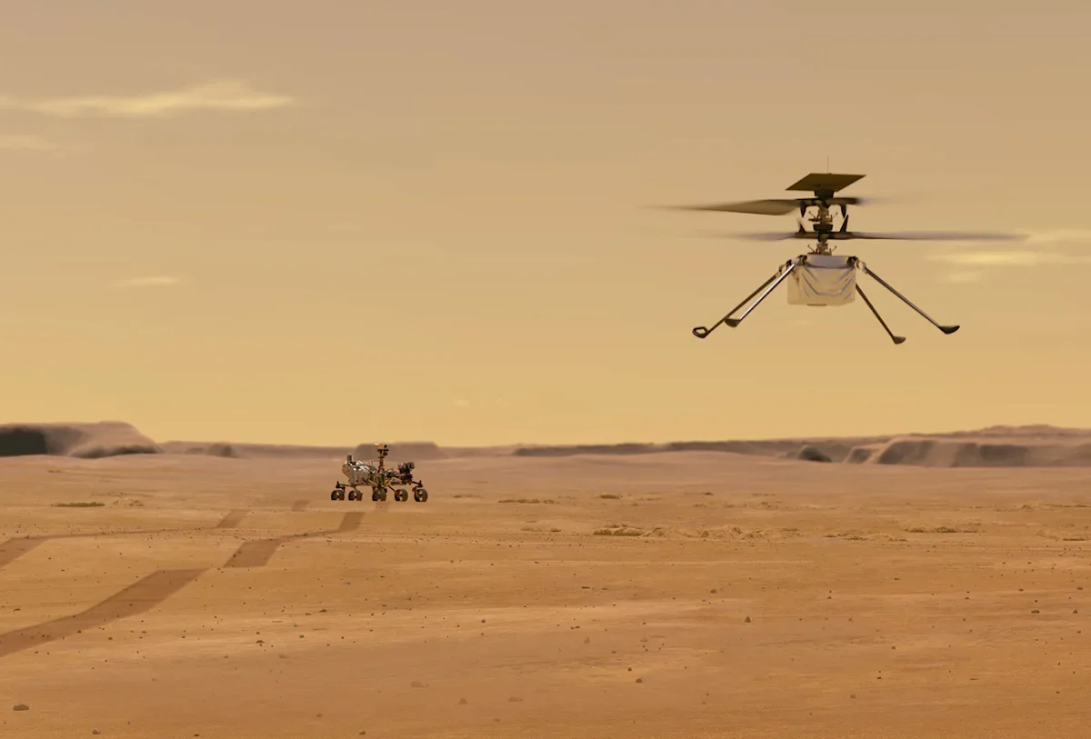 NASA's Ingenuity Mars Helicopter Overcomes Technical Glitches to Continue Flying