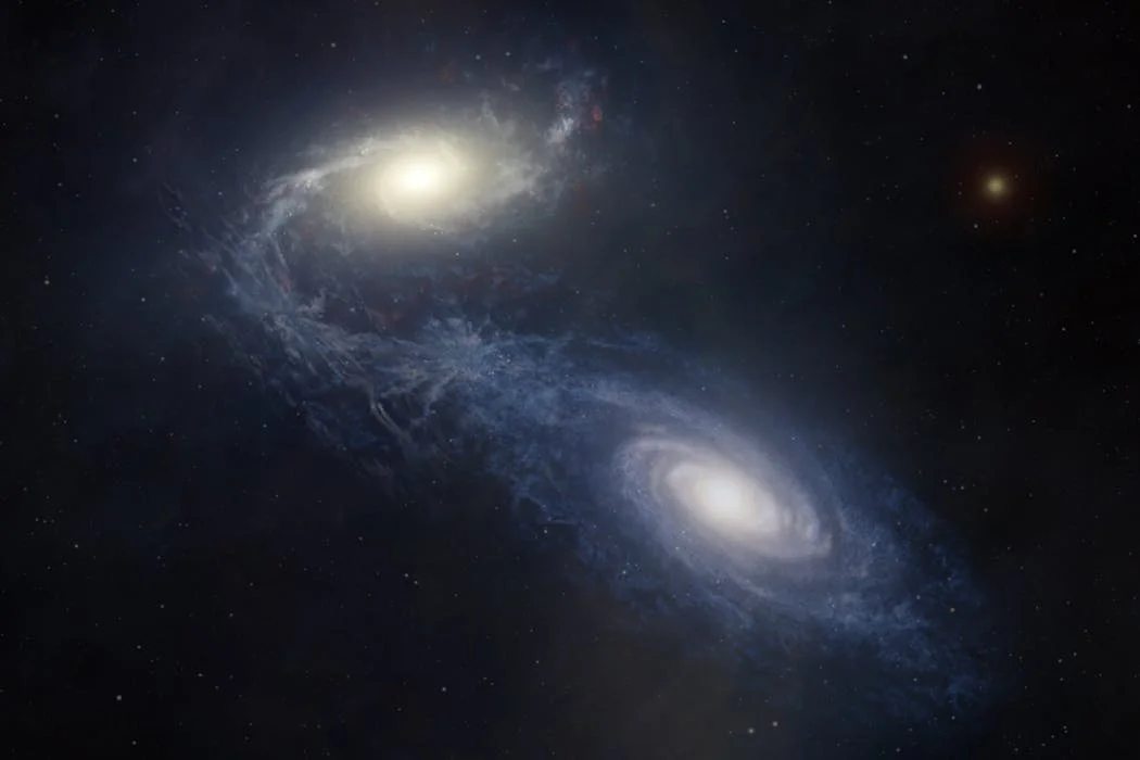 Chemistry Unmasks a Spiral Galaxy’s Ancient History