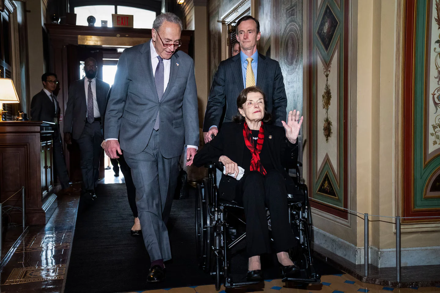 Feinstein's Return to Capitol Sparks Controversy and Progress on Judicial Nominees.