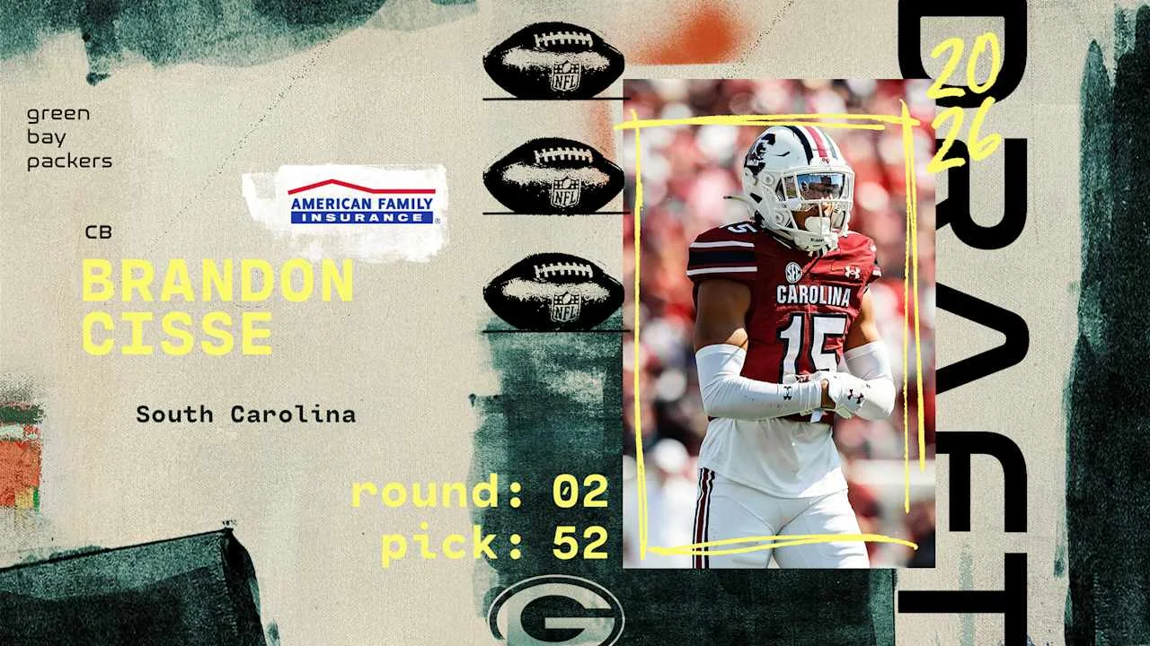 Packers fortify secondary with Brandon Cisse pick at 52