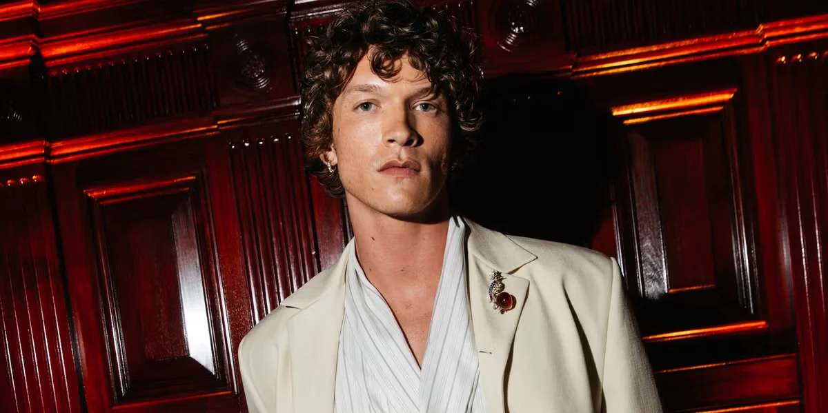Connor Storrie Channels Old-School LA Chic at Tiffany Blue Book Gala