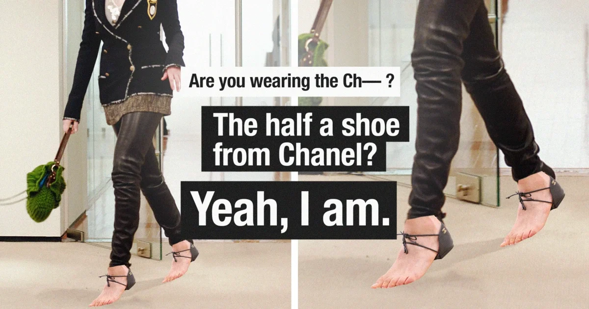 Chanel Debuts Barefoot Heel Sandal That Sparks Runway Buzz