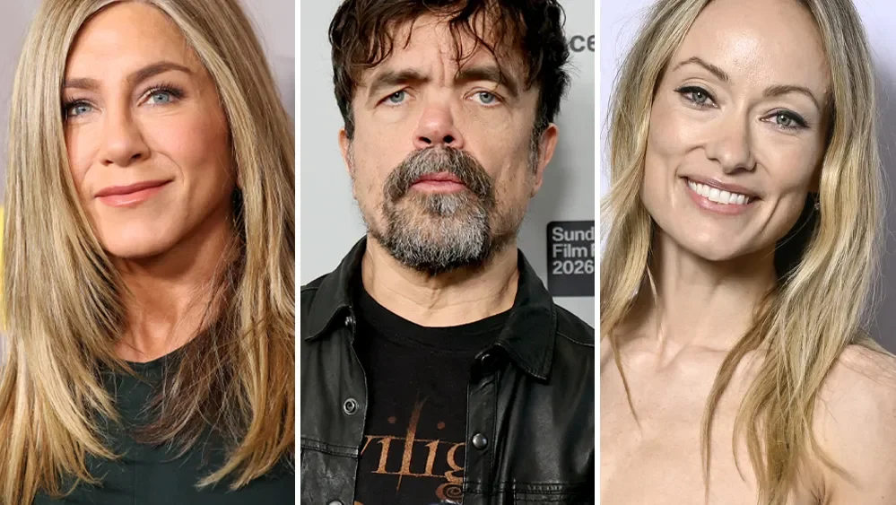 Aniston and Dinklage Headline Olivia Wilde’s Santa-Set Comedy Naughty