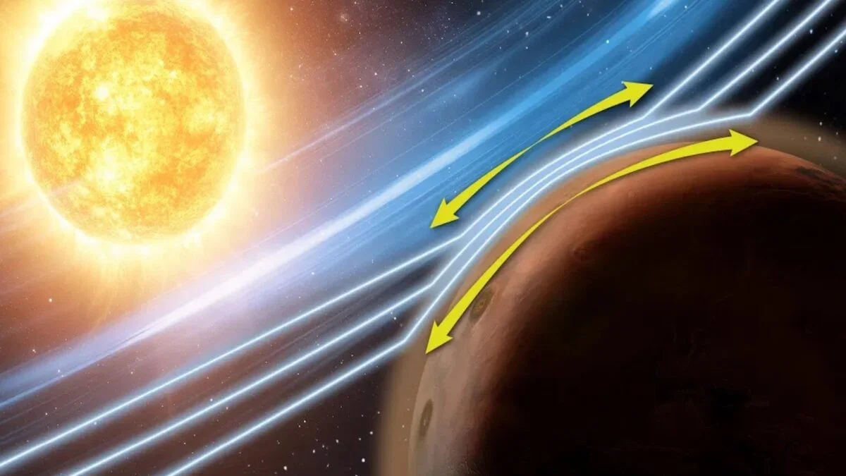 Mars Shows Earth-like Space Weather: Zwan-Wolf Effect Detected in Its Atmosphere