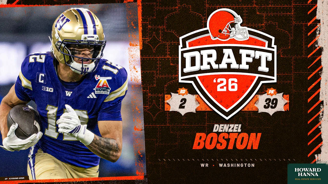 Browns Add Denzel Boston at No. 39 to Boost WR Depth