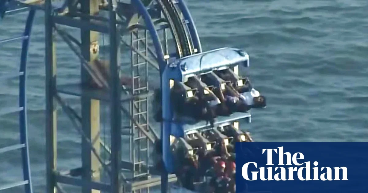 Eight Students Rescued After Being Stranded on Galveston's Iron Shark Rollercoaster