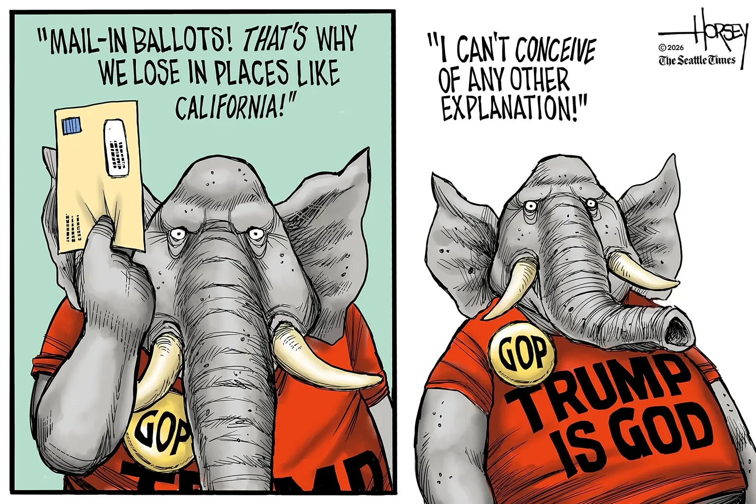 Horsey Cartoons: The Unseen Costs Behind Voting Debates