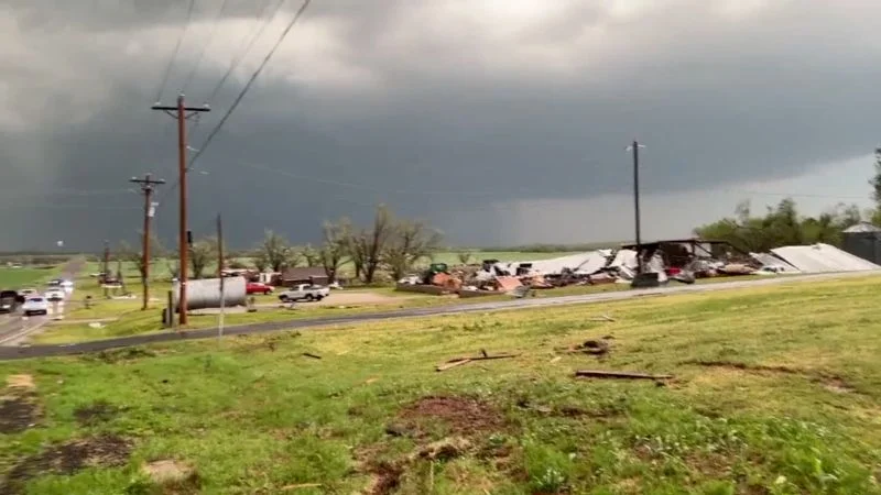 Severe tornadoes hit Oklahoma, causing widespread damage.