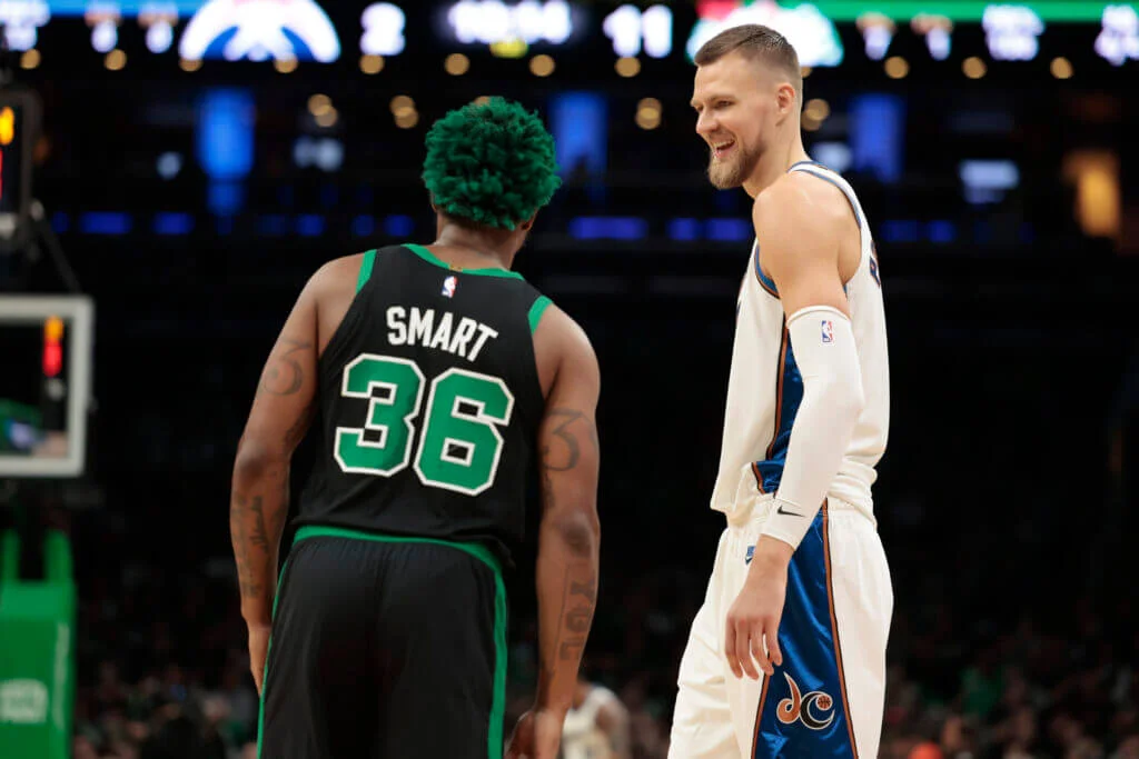 Celtics shake up roster with blockbuster trade involving Smart and Porziņģis.