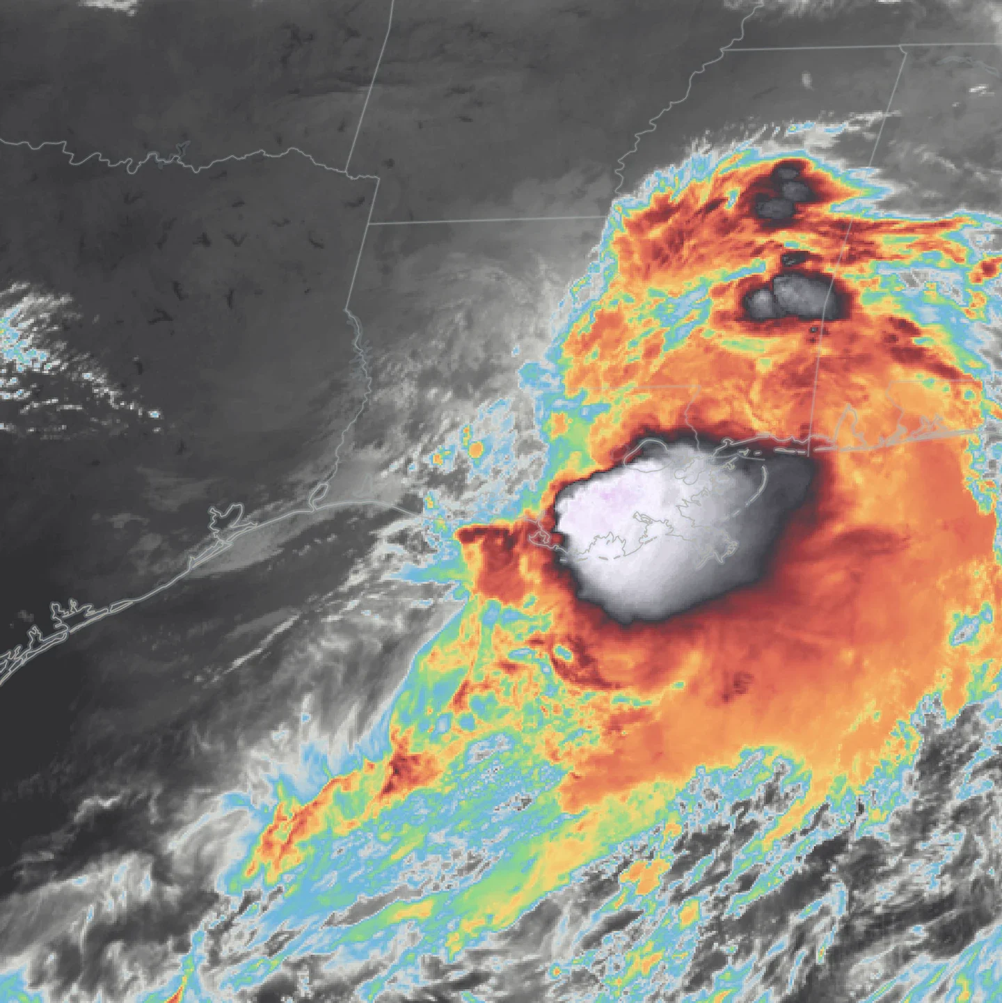 Arthur's Remnants Push a Flood Watch Across the Deep South