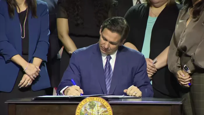 DeSantis takes action against human trafficking in Florida.
