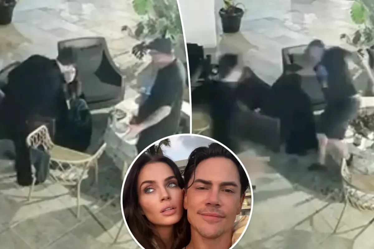 Tom Sandoval Seen Shoving Victoria Robinson’s Dad Into a Fire Pit in Viral Clip