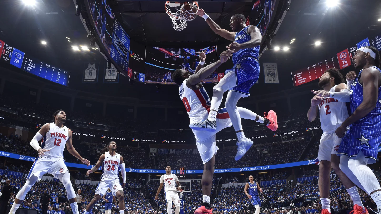Cain's Tomahawk Dunk Puts Magic Up 3-1