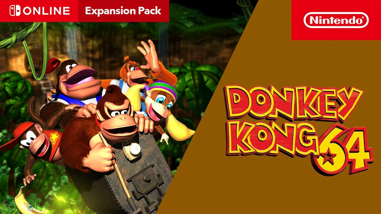 Donkey Kong 64 swings onto Switch Online with Expansion Pack access