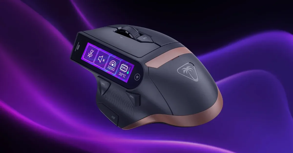 Touchscreen mouse turns Turtle Beach MC7 into a mini control deck