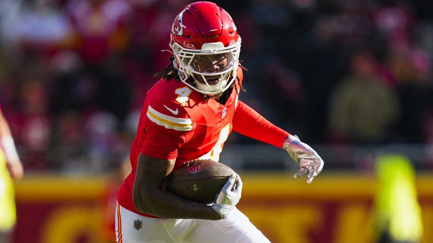 Chiefs WR Rashee Rice’s knee rehab on hold during 30-day jail term