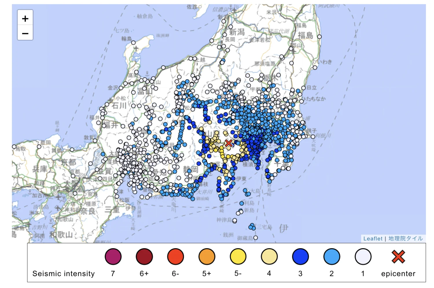 Japan quake rattles Yamanashi, Kanagawa amid landslide fears