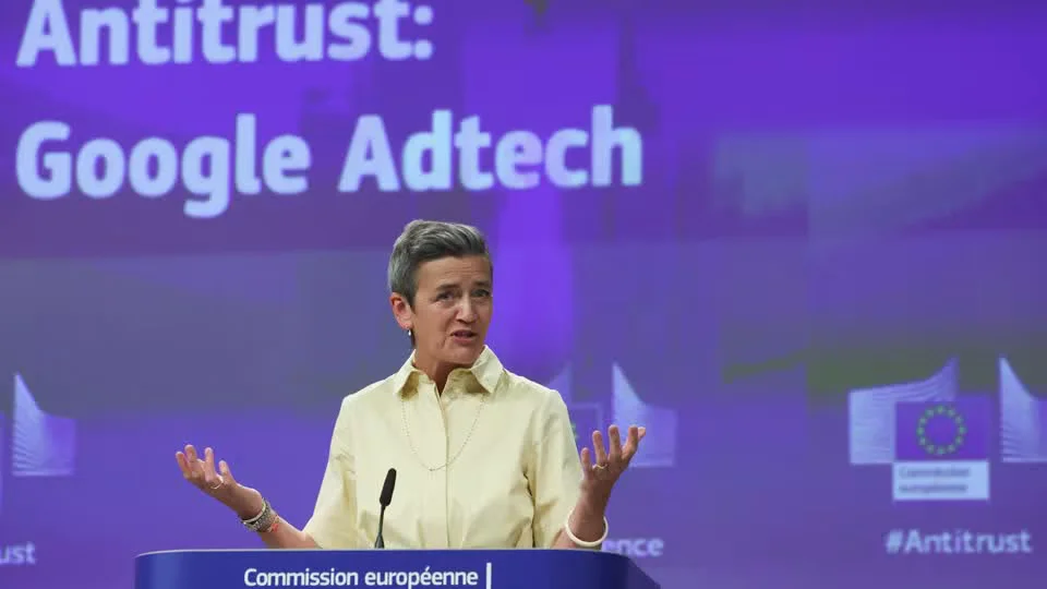 EU proposes breaking up Google's ad business over antitrust concerns.