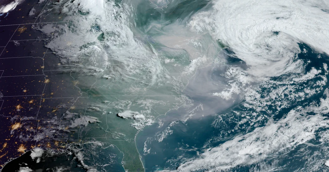 Canadian Wildfires Cause Air Quality Concerns Across Northern US and Canada.