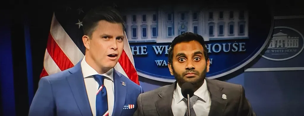 Aziz Ansari Delivers Kash Patel Satire in SNL Cold Open