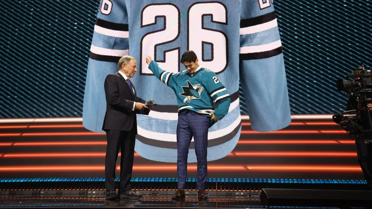 Sharks swing up to 21 and nab defenseman Ryan Lin in the 2026 NHL Draft