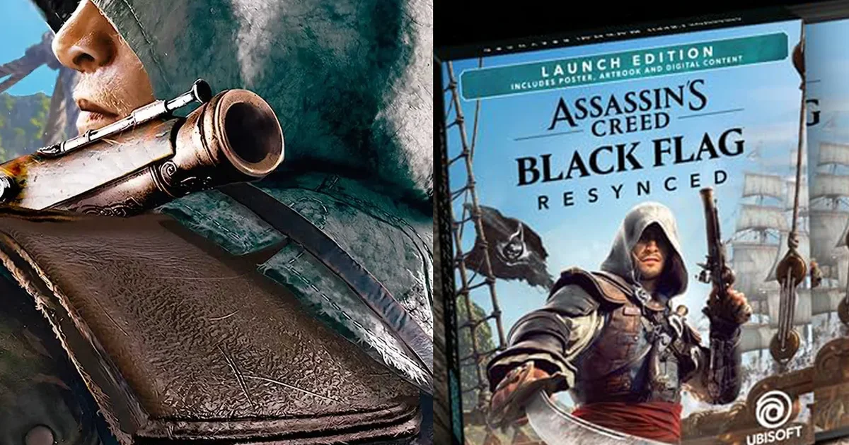 European Launch Edition of Black Flag Resynced Bundles Art Book and Map Poster, US Lacks Extras