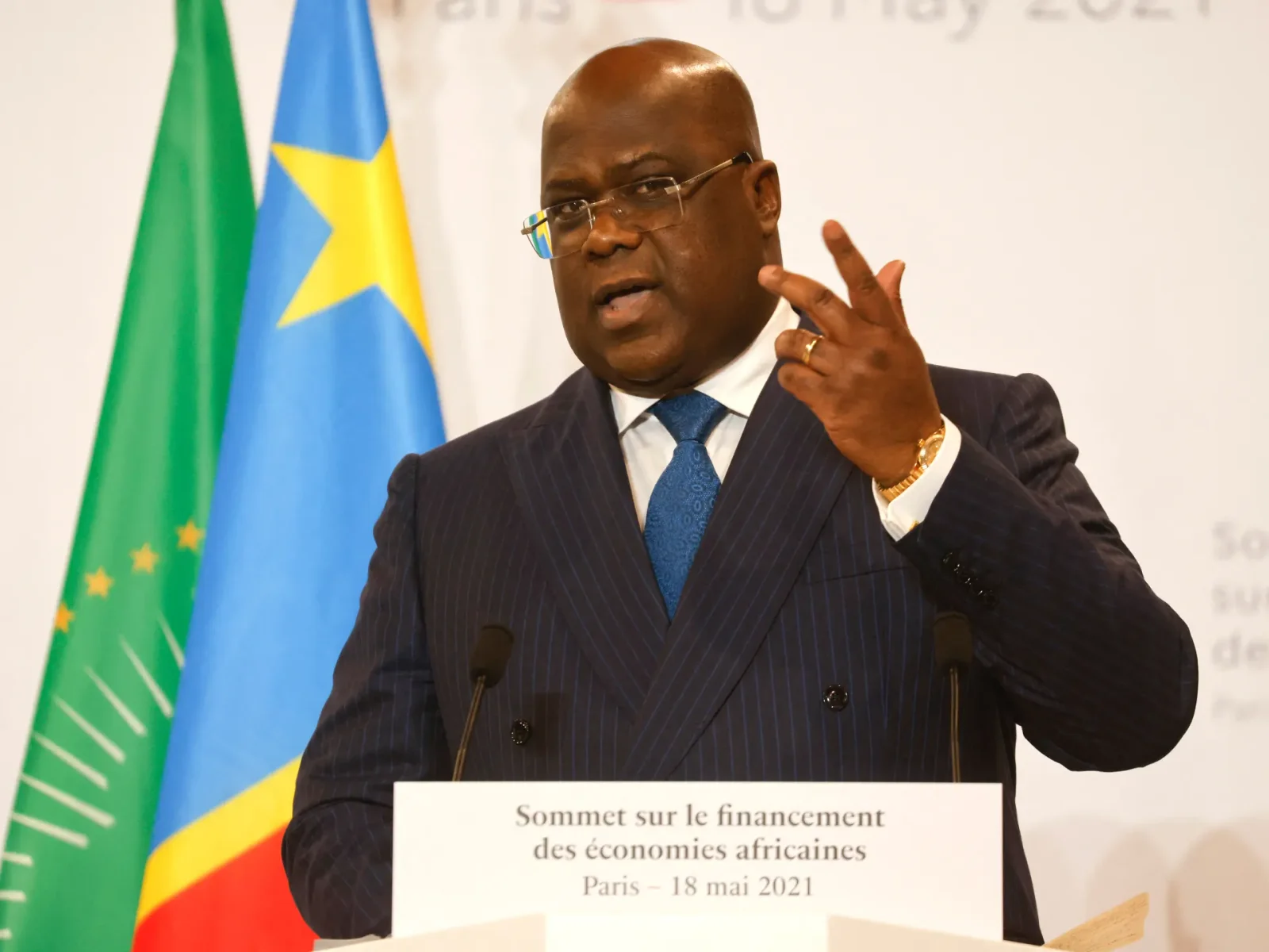 DRC leader to sign trade deal with China.